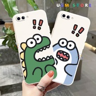 Oppo A3S Α5 / AX5 / AX5S / A12E / A1K / Realme C2 Case, Flexible Silicone, Artistic Print, Shark Dinosaur