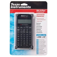 Texas Instruments BA II Plus Professional Advanced Financial Calculator (Black)