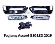 ไฟตัดหมอก accord g10 led 2019 2020 2021 ไฟสปอร์ตไลท์ ฮอนด้า แอคคอท foglamp honda accord g10 led 2019