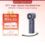 Baseus GoTrip DT1 4000mAh High-Speed 5 Speeds Strong Wind Foldable Handheld Fan Mini and Portable Je