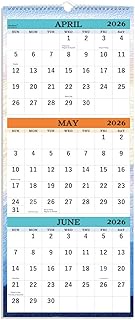 2025 Wall Calendar - Jan. 2025 - Dec. 2025, 3-Month Display Vertical Calendar 2025, Calendar Planner