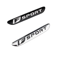 2 ✿ 3D Metal F SPORT logo F emblem Corolla   F SPORT fender car body/tail modification sticker Suita
