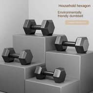 【Ready Stock】Dumbbell 2KG/2.5/3KG a pair fitness hexagonal dumbbell  of student dumbbell sports equi