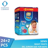 Sensi Night Pants Boys 3XL (24+2)