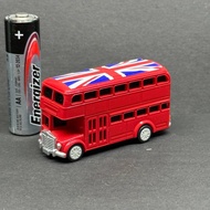 ✅ Rare Vintage Coca-Cola London Double Decker Happy Bus Design A Miniature Car Action Figure Car Toy