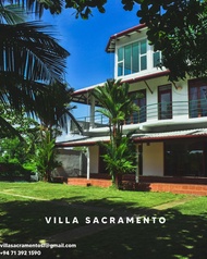 Villa 1000 m² dengan 5 kamar tidur dan 5 kamar mandi pribadi di Danau Bolgoda (Villa sacramento)