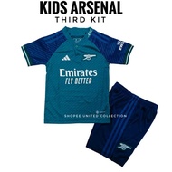 [ ARSENAL KIDS ] Jersi Budak Arsenal Third Kit Children Kids Jersey Baju Bola Budak Kanak Arsenal Home Away New Season