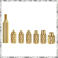 [D E O K] M2 M2.5 M3 M5 M6 Heat Set Insert 7PCS Soldering Iron Tip Head Hot Melt Brass Embedded Thre