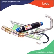 Rl RED LEO 51mm EXZOS EXHAUST FOR FZ 150i YZF R15 LC 135 SPARK RX EXCITER150 Y15ZR RS150R BELANG R15