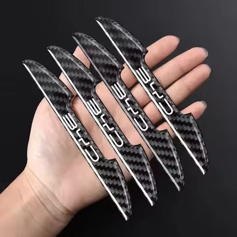 4Pcs Carbon Fiber Car Door Edge Guard for BYD Atto 3 Seal Dolphin Sealion 6 Yuan Plus Seal U Frigate