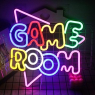 [READY STOCK] GAME ROOM LED Neon Light Sign Colorful Gaming Setup Wall Decor Lampu Bilik Tidur Hiasa