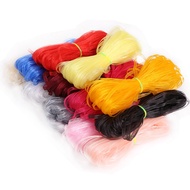 20Yard/lot 3mm Silk Satin Organza Ribbon Apparel Sewing Fabric For DIY Packaging Wedding Decoration 