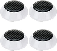 Modengzhe 4 Pcs 65mm ABS Snap-in Type Wheel Center Hub Cap Convex-Cone 23mm Height Cover with 60mm C