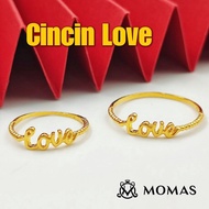 Love Ring 916 Gold Ring 916 Pure Gold Ring Bajet Gold Ring 916 Gold Ring 916 Viral Ring Minimalist R