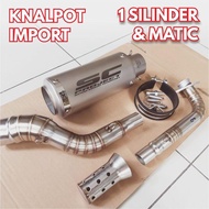 IMPORTED Racing Exhaust Taiwan SC Project CRT Titan - Full System - Racing Exhaust VIXION CBR 150 CB