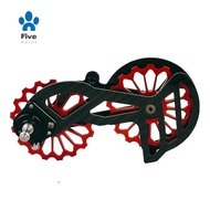 Road Bike Rear Derailleur for  Red10S 11S/RivaL 10S 11S/Force 10S 11S Carbon Fiber 17T Pulley Derail