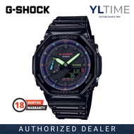 [MARCO Warranty] Casio G-Shock GA-2100RGB-1A Virtual Rainbow Series Analog-Digital Watch (100% Original &amp; New)
