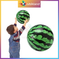 Watermelon Rubber Ball Watermelon Shaped Inflatable Ball Children's Sports Entertainment Toy - Rubik