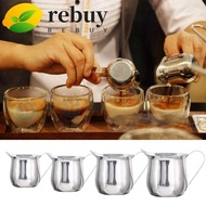 REBUY Steaming Pitcher Barista|Stainless Steel Latte Art Home Mugs