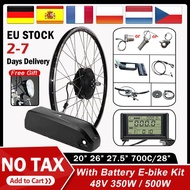 包邮 EU Stock 48V 500W Ebike Conversion Kit 13AH 16AH Lithium Battery 26 inch 700C Front Rear Hub Motor Wheel Electric Bic