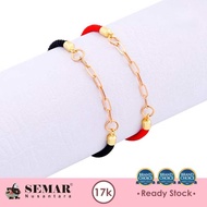 Gelang Tali Emas Catena Gold 17K Semar Nusantara