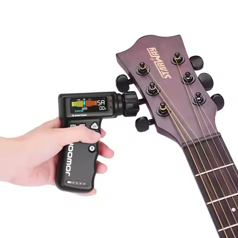Multi-functional Smart Guitar Tuner JOWOOM T2 Peg String Winder for Guitar Ukulele Chromatic Tuning 