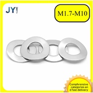 304 Stainless Steel Saddle Elastic Washer GB860 Waveform Saddle Flat Washer M1.7 M2 M2.5 M3 M4 M5 M6