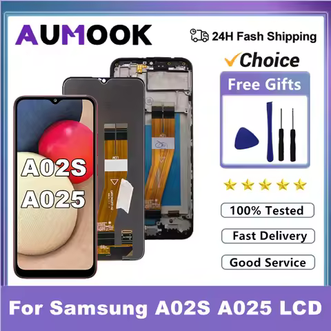 6.5" A02s LCD For Samsung Galaxy A02s A025 LCD Display Touch Screen Digitizer Assembly For Samsung A