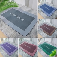 Tufted Nylon Square Anti-Slip Floor Mat 40X60 Cm Water Absorbent DD-2D