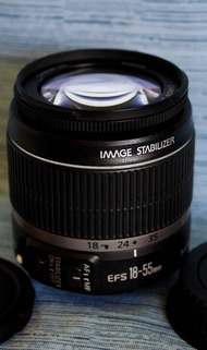 Canon EF-S 18-55mm f3.5-5.6 IS Lens เลนส์ auto zoom EF-S 18-55mm f/3.5-5.6 is image stabilizer Mount