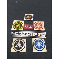 YAMAHA LOGO EMBLEM STICKER 4.5X4.5 RX KING 3D RAISED