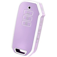 Kia Key Fob Cover, Soft TPU Protection Case Compatible with Kia EV6 K5 Seltos Carnival Dl3 Mq4 7 But