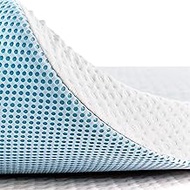 Hokway 7.5cm Double Memory Foam Mattress Topper, Soft and Cooling Gel-Infused Bed Topper,Comfort Pre