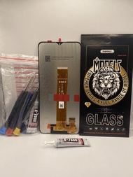 Màn SAM SUNG A12 / A02 / M02 / M12 New Full bộ màu đen tặng kèm keo+cường lực+tua vít+que chọc sim