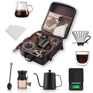 Simple Hand-Brewed Coffee Set Combination drip coffee Coffee Glass Filter Pot Hand-Brewed Pot Filter
