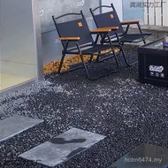 10 Views Courtyard Catties Decoration Washed Dark Gray 0 Ground Black Stone Dead-Made Graveled Garde