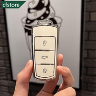 CFSTORE TPU Car Key Case Cover Key Protect Cover for Volkswagen VW CC Passat B6 B7 Passat 3C CC Maog