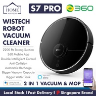 360 S7 PRO Robot Vacuum Cleaner Mop Vacuum 2 in 1 Laser Navigation International English Version [Wi