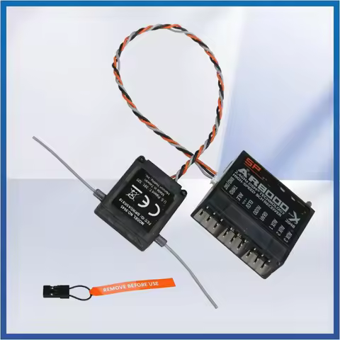 Spektrum AR8000 2.4GHz 8CH Receiver Support DSM2 DSMX W/ Extended Satellite for JR Spektrum DX7s DX8