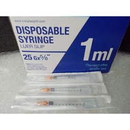 1ml/cc disposable syringe 3pcs/Pack