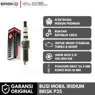 Brisk Iridium Premium P35 Car Spark Plugs | Original Guarantee | 16 mm Spark Plug Wrench