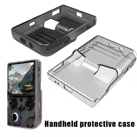 Transparent TPU Protective Case For ANBERNIC RG 40XX V Soft Case Handheld Game Console Anti-Scratch 