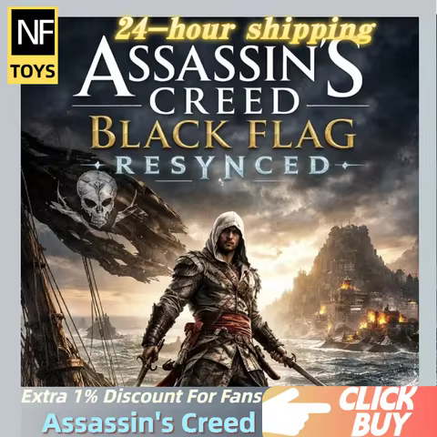 New Version Of Stock PS5 Game Assassin's Creed 4 Black Flag Memory Reset Assassins Hong Kong Version