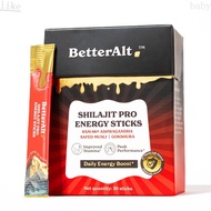 BetterAltEnergyProSticks|Daily|6AyurvedicPowerhouses|100%|NoAddedRefinedSugar|3rdPartyLabTested|30St