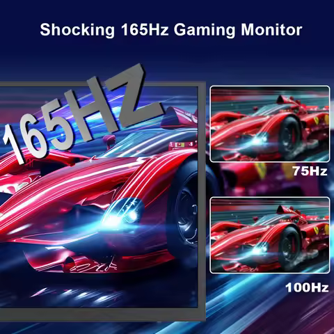 SIBOLAN 27 inch 165Hz Portable Monitor 2K 2560*1440P IPS Gaming Second Screen with USB C HDMI Port f