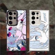 "RE0" "Rem" Micro Frosted Hard Phone Case ‌For Samsung S26 Ultra S25 S24 Ultra S25FE S23 Ultra A56 A