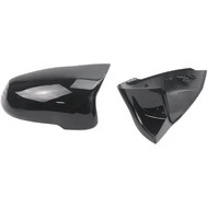 Glossy Black M Style Rearview Exterior Side Mirror Caps Compatible For BMW X1 IX1 U11 U12, X2 IX2 U1