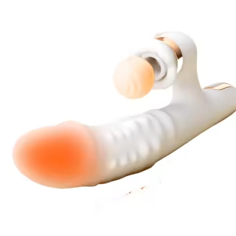 Telescopic Swinging Pseudo Penile Vibrator Rotating Convex Point Vaginal Vibrator Clitoral Stimulato