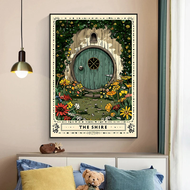 2025 Retro Abstract Movie Lord of the Rings The Shire Poster Wall Art Prints Canvas Painting Wall Be