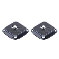 PGYTECH 2 Pcs Arca-Type Quick Release Plates Parts Replacement Switch Between Tripod, Monopod, Slide